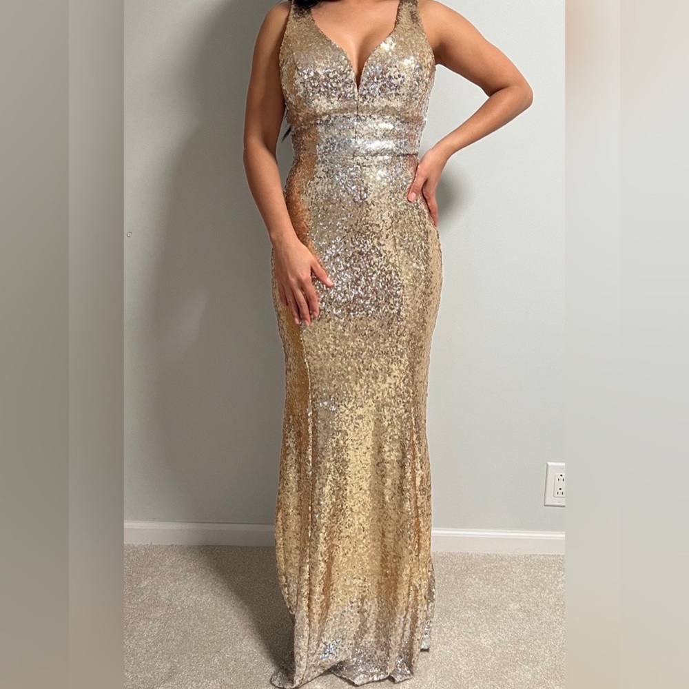 Good bi-color Formal Dress